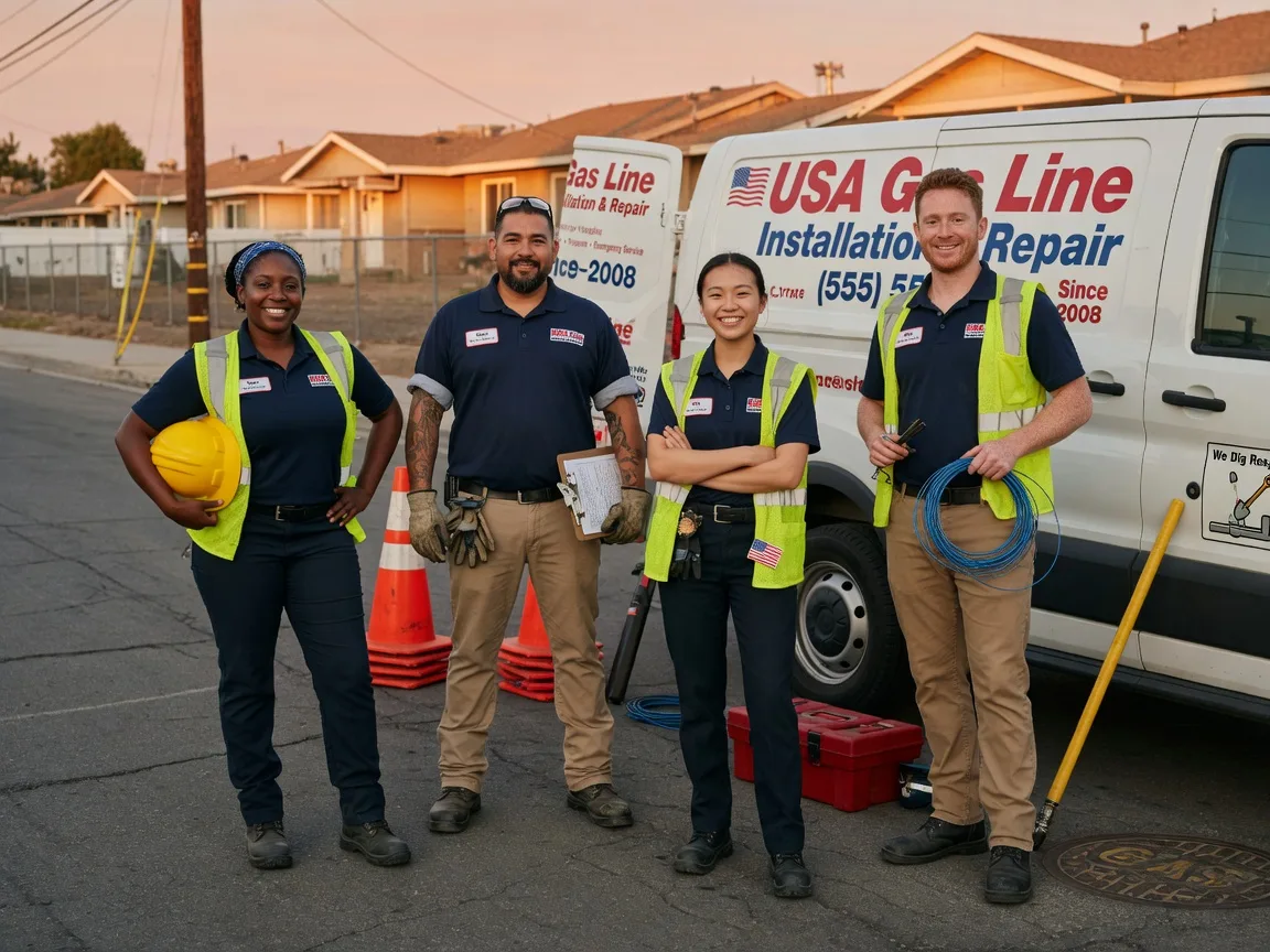 Gas Line Installation company in Wales, UT